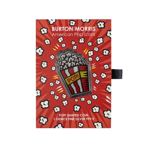 2023 Burton Morris American Icons 1oz Silver Coin - Pop