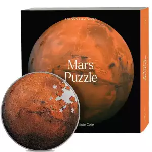 2023 MARS Puzzle Coin 1 oz. Silver & 4.5 oz Copper (2)