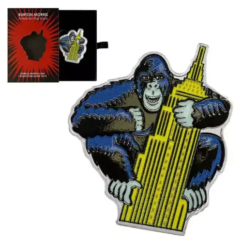 2023 NIUE Burton Morris American Pop Icons Series Gorilla 1oz Silver Coin (4)