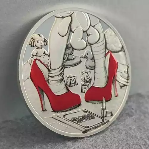 Mommy Girl Be Big 2023 1/2 oz Fine BU Silver Coin Cook Islands (3)