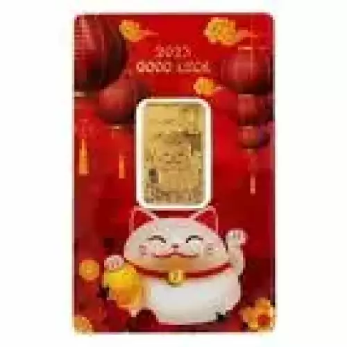 PAMP Suisse Good Luck 5 Grams Pure Gold Bar (In Assay) (2)